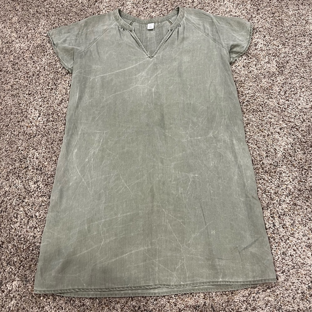 Old Navy Sage Green Dress- Jeanish Fabric
